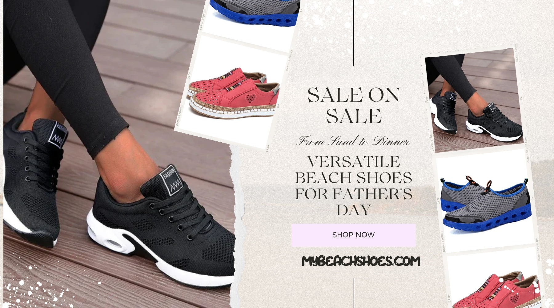 From Sand to Dinner: Versatile Beach Shoes for Father's Day