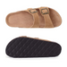 Cork Footbed Sandals With Non Slip Textured Outsole - My Beach Shoes