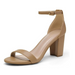 Adjustable Strap Block Sandals With Open Toe Design - My Beach Shoes