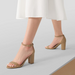 Adjustable Strap Block Sandals With Open Toe Design - My Beach Shoes