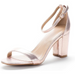 Adjustable Strap Block Sandals With Open Toe Design - My Beach Shoes