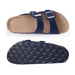 Cork Footbed Sandals With Non Slip Textured Outsole - My Beach Shoes