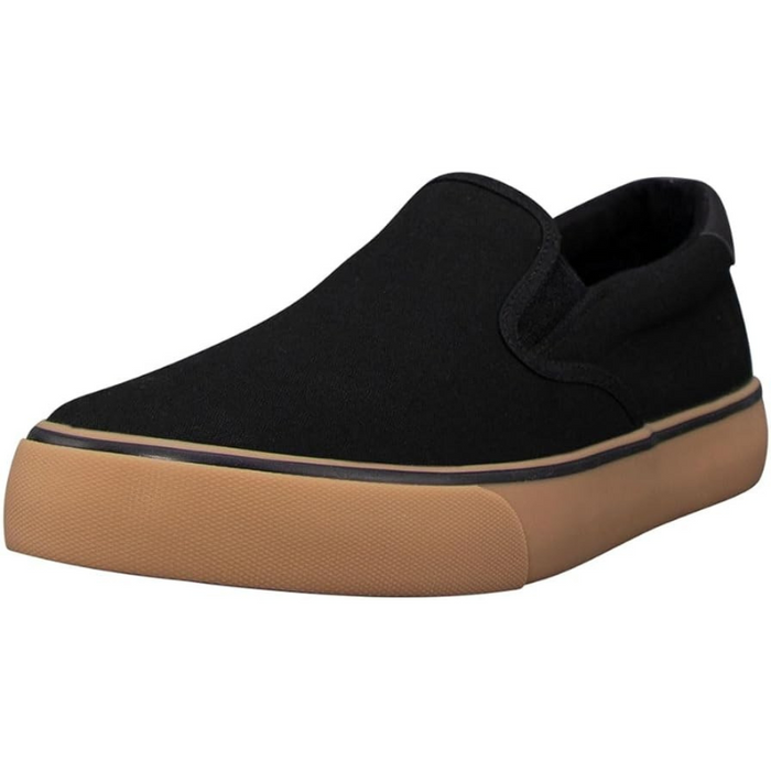 Casual Slip On Sneakers With Contoured Footbed