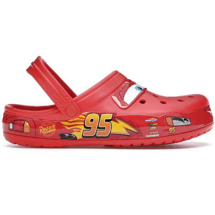 Classic Lightning McQueen Pattern Clogs