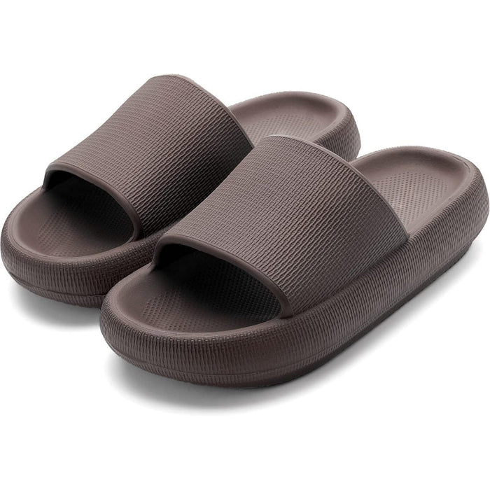 Plush Pillow Comfort Slides