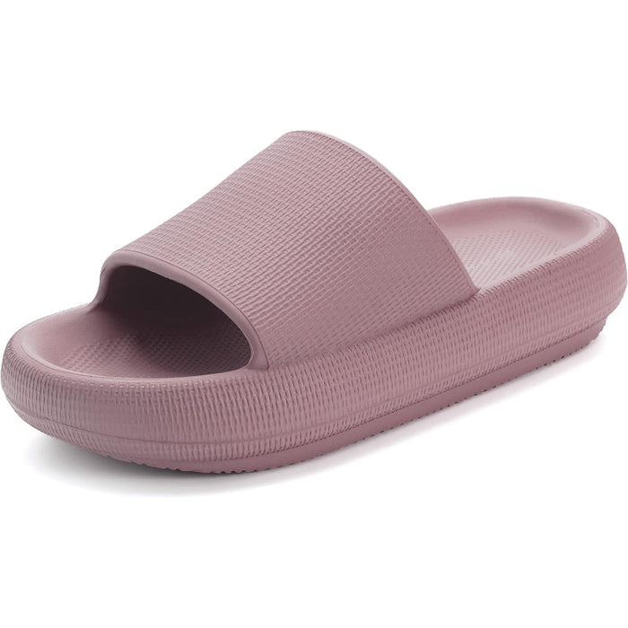 Plush Pillow Comfort Slides