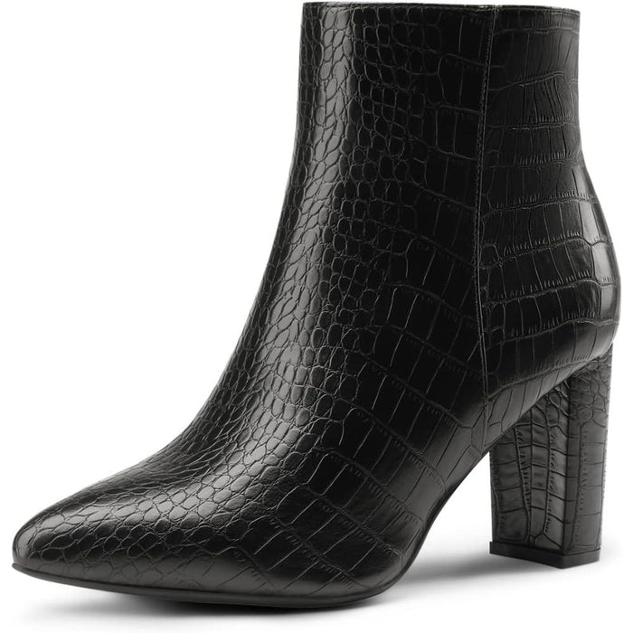 Textured Pattern Boots