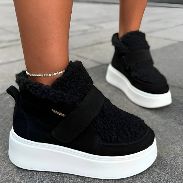 Elevated Warm And Style Comfy Fur Boots