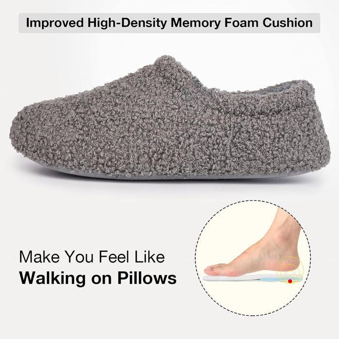 Fuzzy Fur Memory Foam Loafers