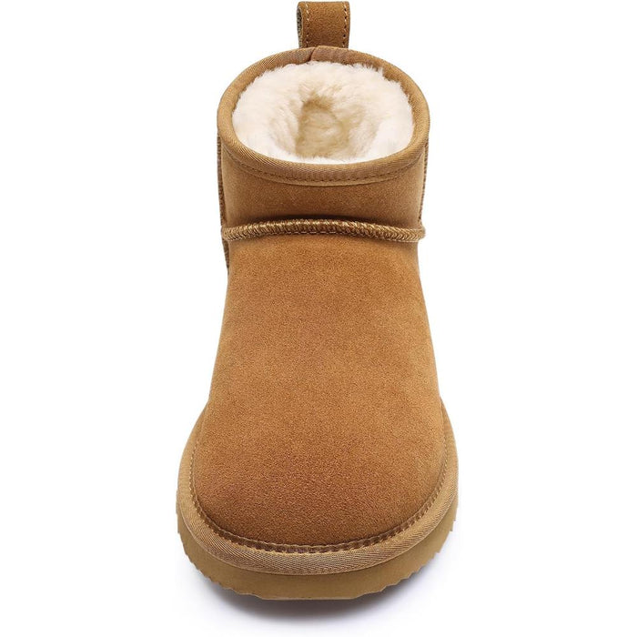 Fuzzy Plush Winter Mini Boots