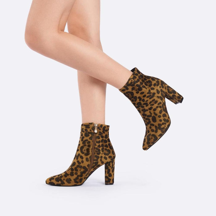 Leopard Print Statement Boots