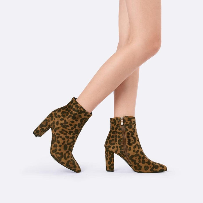 Leopard Print Statement Boots