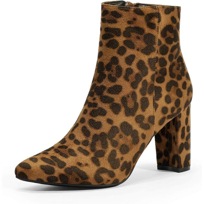 Leopard Print Statement Boots