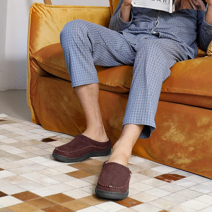Slip On Moccasin Slippers For Indoor and Outdoor Wear