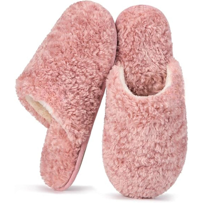 Warm Cozy Slip On Slippers