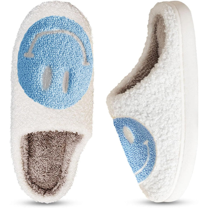 Cozy Smile Plush Slippers