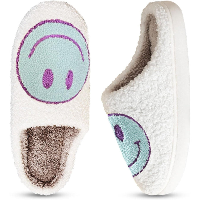 Cozy Smile Plush Slippers