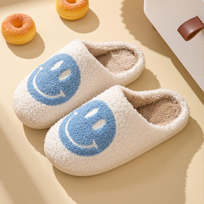 Cozy Smile Plush Slippers