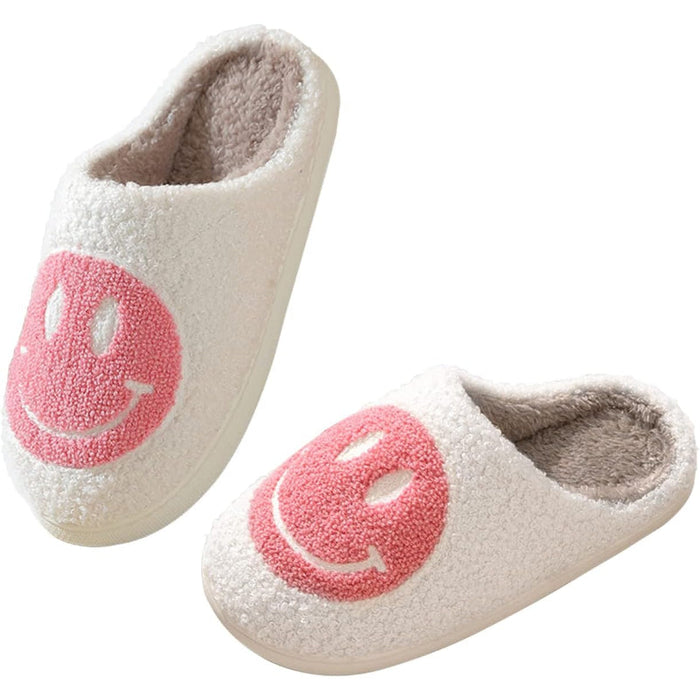 Cozy Smile Plush Slippers