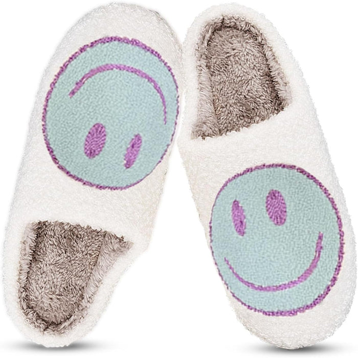 Cozy Smile Plush Slippers