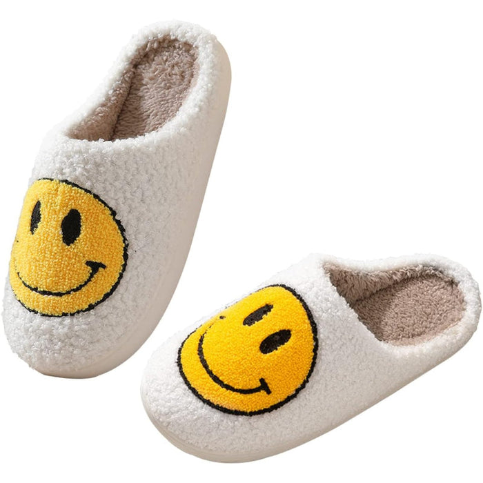 Cozy Smile Plush Slippers