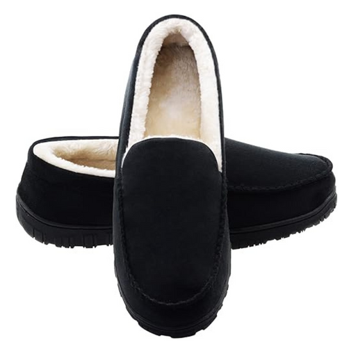 Plush Moccasins With Classic Stitched Design For Timeless Style - My Beach Shoes