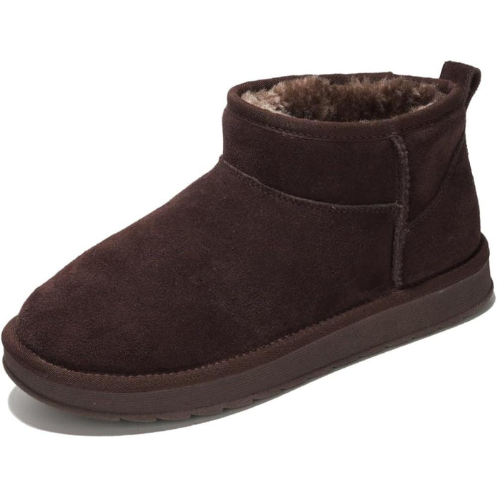 Cushioned Suede Platform Boots