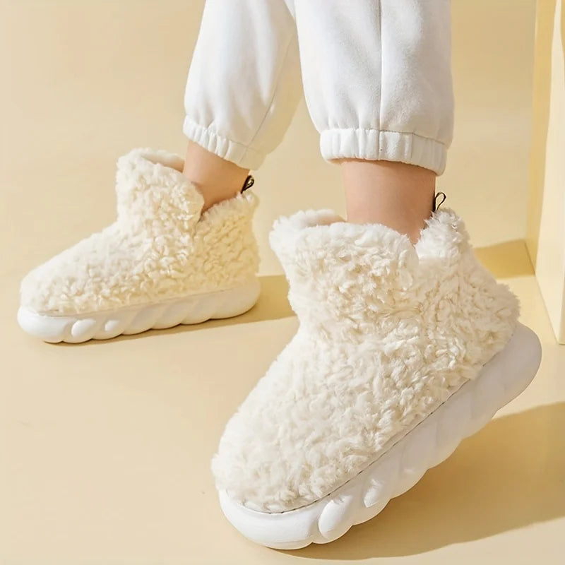 Thick Bottom Fluffy Warm Shoes