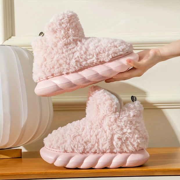 Thick Bottom Fluffy Warm Shoes