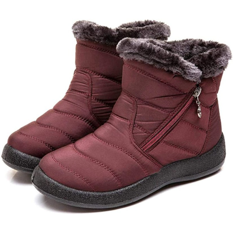 Waterproof Winter Plush Ankle Snow Boots
