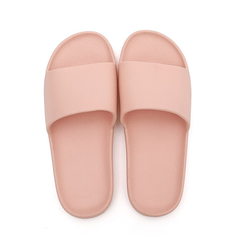 The Solid Colored Cushion Slides