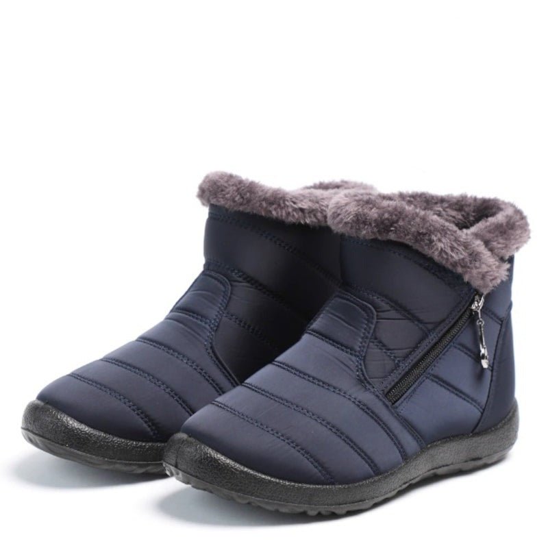 Waterproof Winter Plush Ankle Snow Boots