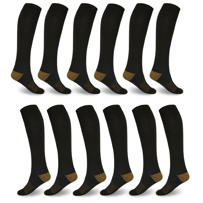 Compression Socks for Men & Women (6 Pack)