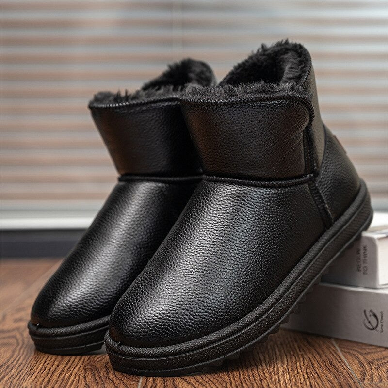 Warm Waterproof Thicked Plush Snow Boots