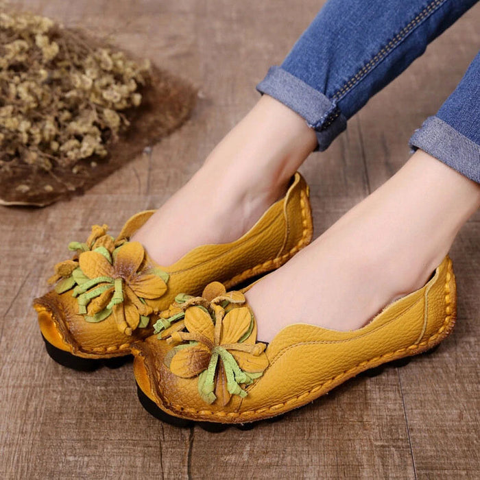 Handmade Flower Loafers