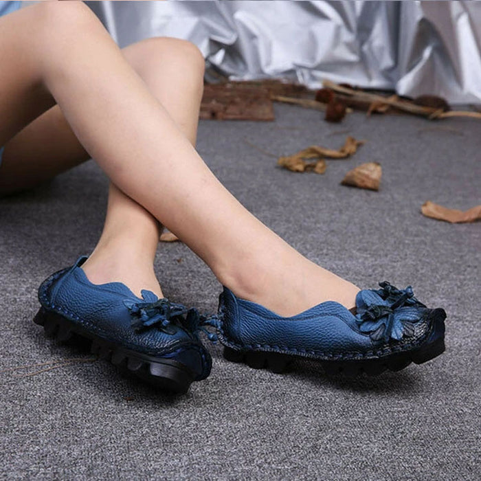 Handmade Flower Loafers