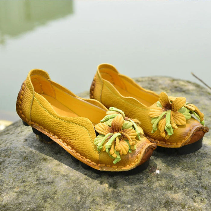 Handmade Flower Loafers