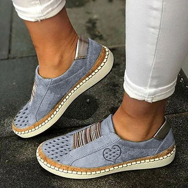 Breathable Hollow Slip-On Loafers
