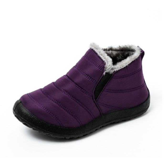 Casual Winter Waterproof Flat Snow Ankle Boots