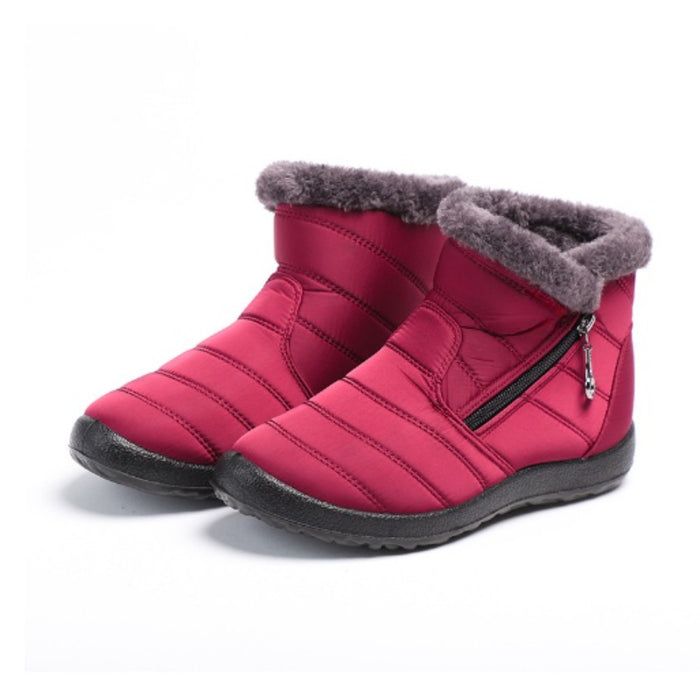 Waterproof Winter Plush Ankle Snow Boots