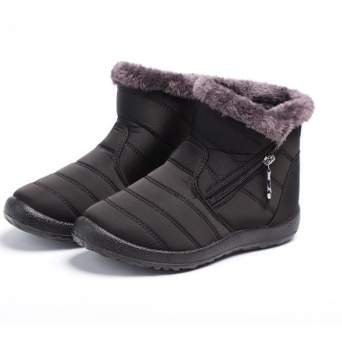 Waterproof Winter Plush Ankle Snow Boots