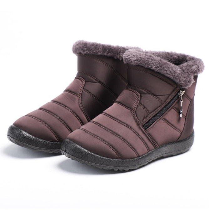 Waterproof Winter Plush Ankle Snow Boots