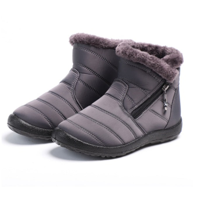 Waterproof Winter Plush Ankle Snow Boots