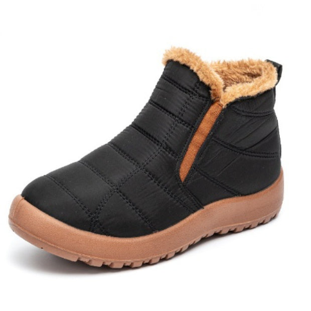 Casual Lightweight Waterproof Fur Snow Ankle Boots