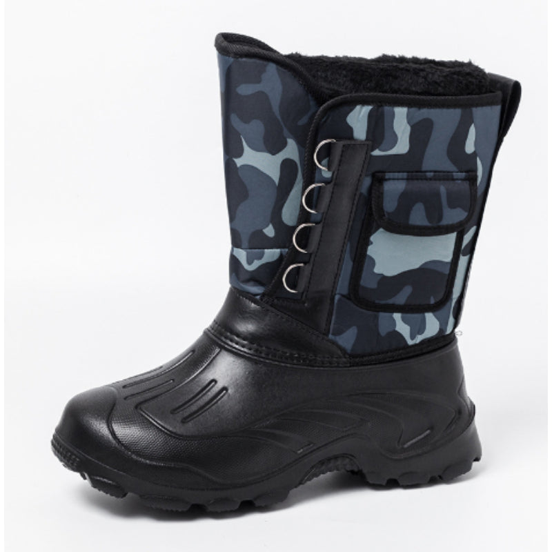 Non-Slip Platform Short Plush Snow Boots