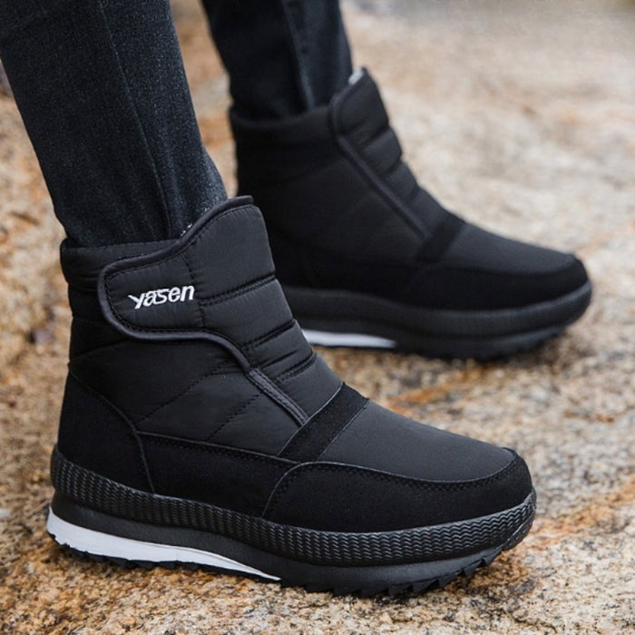 Men's Winter High Top Ankle Rubber Snow Boot